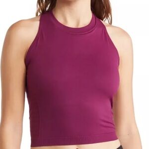 Z by Zella Running Tank Top Pivot Seamless Sports Bra Athletic Workout Gym Run